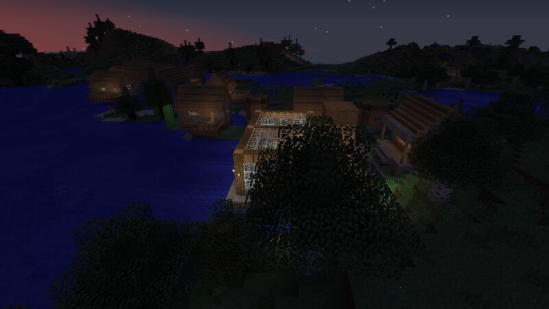 Nighttime Village