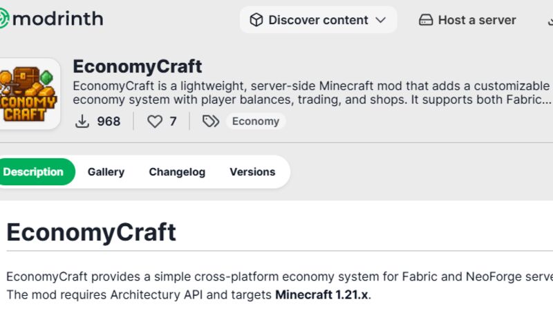 economycraft
