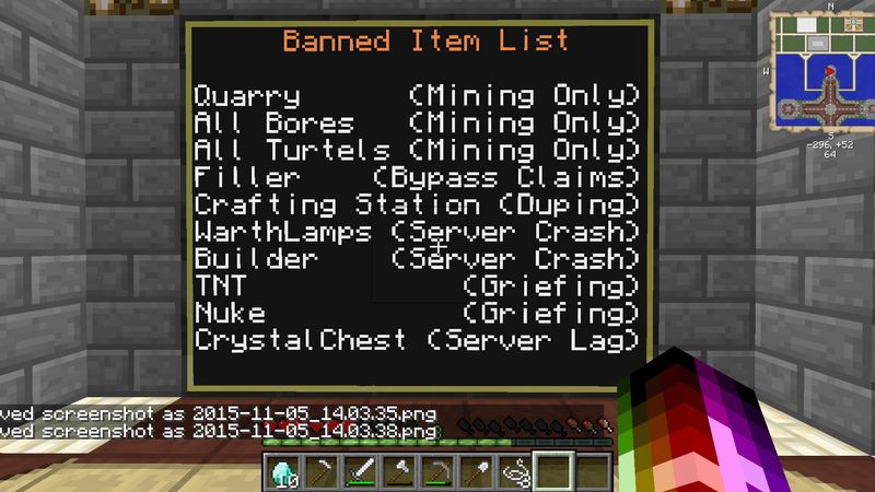 Banned Items Banned Items
