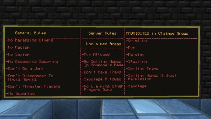 Server Rules Server Rules
